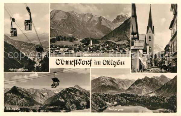 Oberstdorf Nebelhornbahn Kirchstraße Freibergsee S