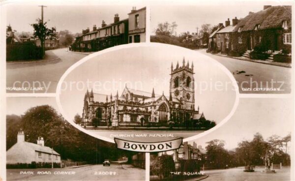 Bowdon Church War Memorial Old Cottages