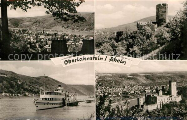 Oberlahnstein Fährschiff Burg Panorama