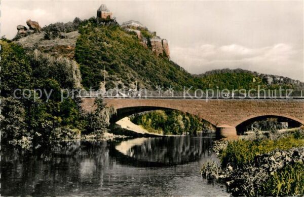 Nideggen Eifel Brücke Rur Burg