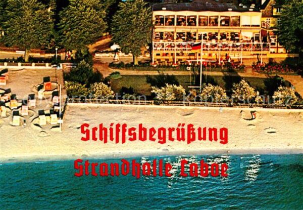 Laboe Schiffsbegrüßung Strandhalle