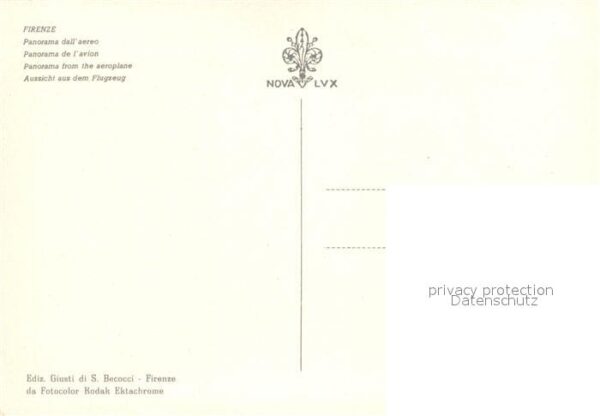 Firenze Florenz Fliegeraufnahme – Bild 2
