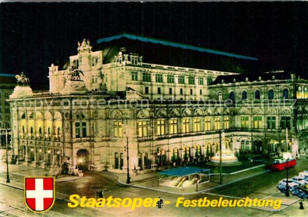 Wien Staatsoper Festbeleuchtung