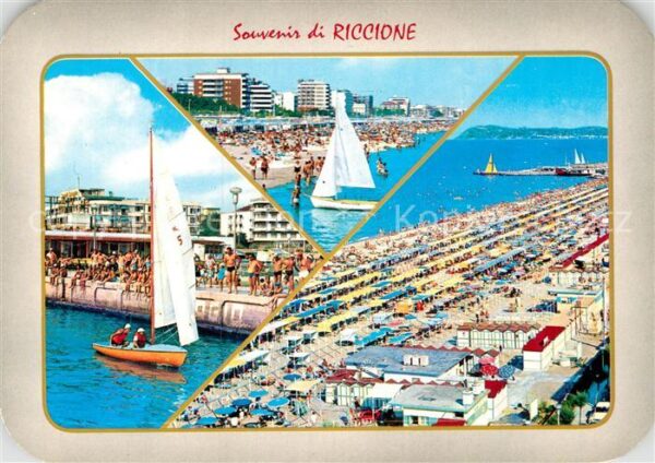 Riccione Fliegeraufnahme Hafen
