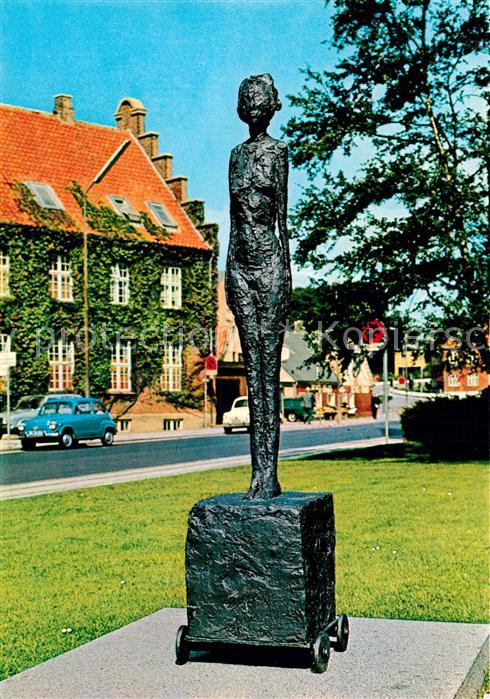 Holstebro Mädchen auf dem Karren