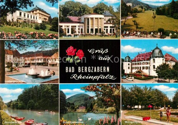 Bad Bergzabern Kurklinik Wandelhalle Kurpark Ludwigspl