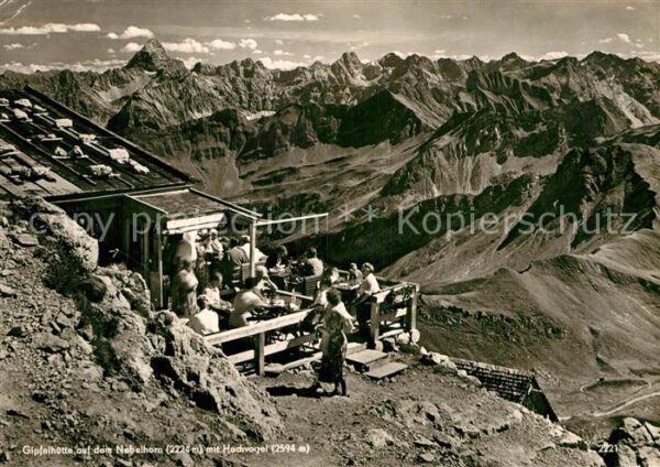 Nebelhorn Gipfelhütte Hochvogel
