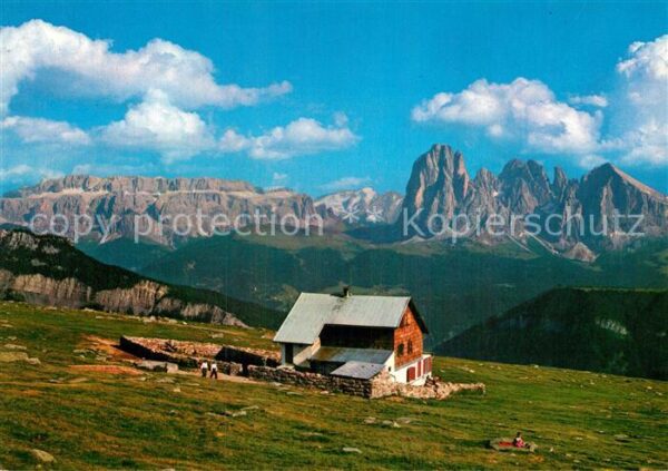 Dolomiti Raschötzhütte Langkofel Marmolata Sella