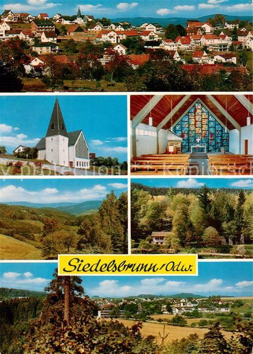 Siedelsbrunn Panorama Kirche