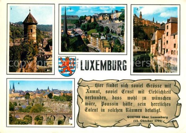Luxemburg Luxembourg Spanisches Türmchen Tal der Alzette Pan