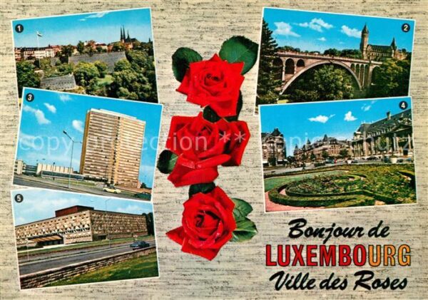 LUXEMBOURG  Luxemburg Stadtansichten Cathedrale Volkstheater