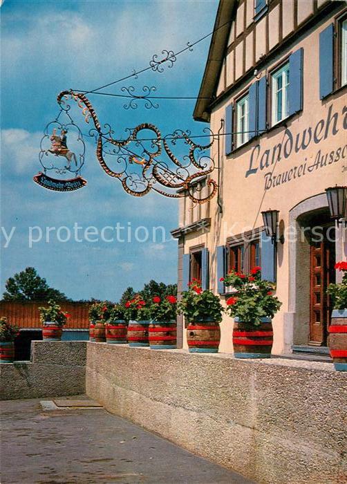 Reichelshofen Landwehr Bräu Brauerei Ausschank