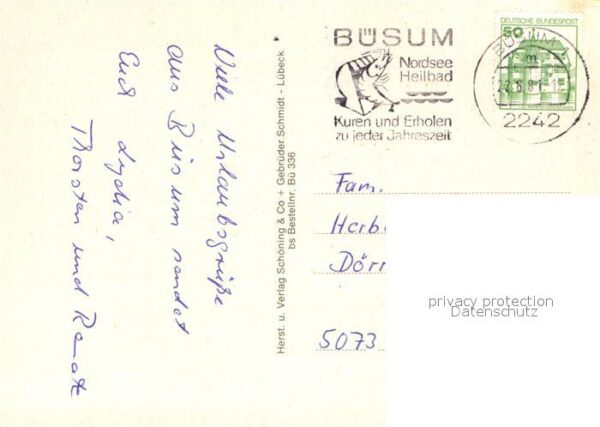Buesum Nordseebad Leuchtturm Strand – Bild 2