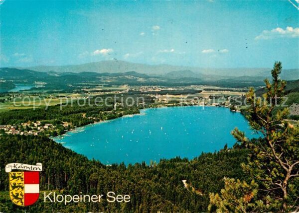 Klopeinersee Panorama Unterburg Seelach