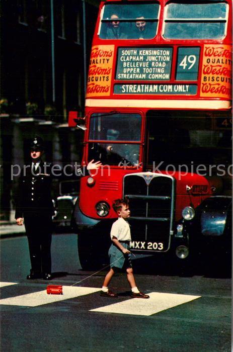 London Polizist Point Duty