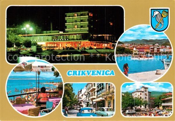 Crikvenica Kroatien Stadtansichten Panoramen