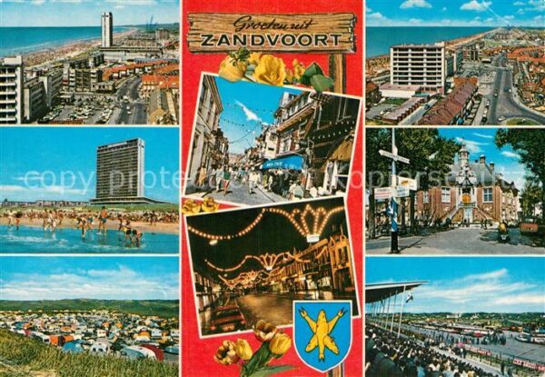 Zandvoort Holland Strand Campingplatz Ansichten