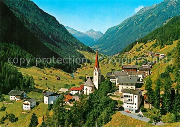 Kappl Tirol Kirche Panorama