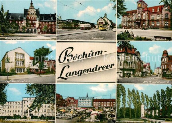 Langendreer Amtsgericht Bahnhof Amtshaus Gemeindeha