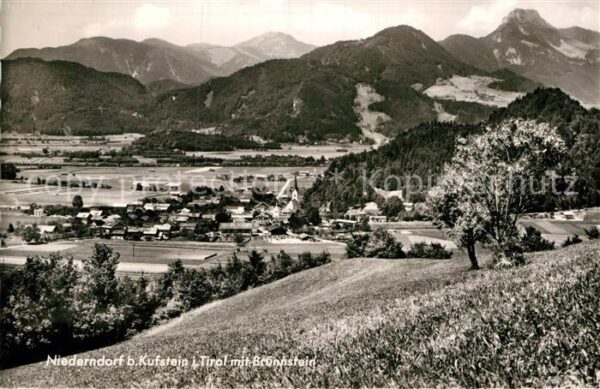 Niederndorf Kufstein Teilansicht mit Brunnstein