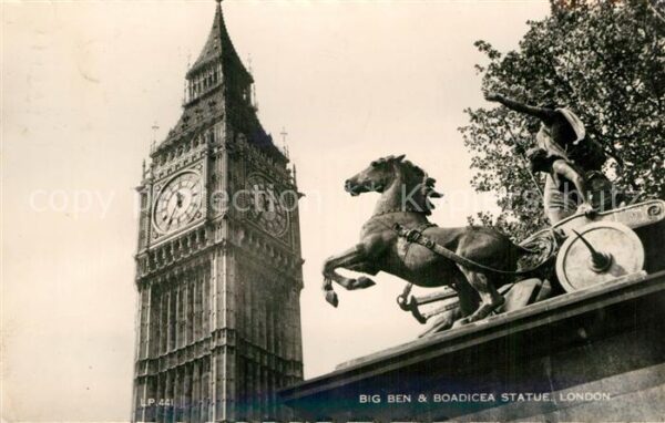 London BigBen Boadicea Statue