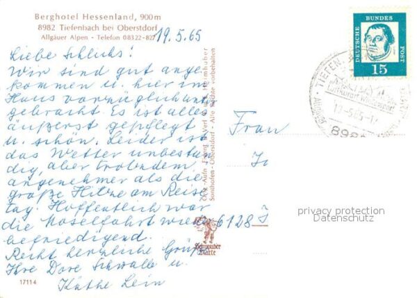 Tiefenbach Oberstdorf Berghotel Hessenland – Bild 2