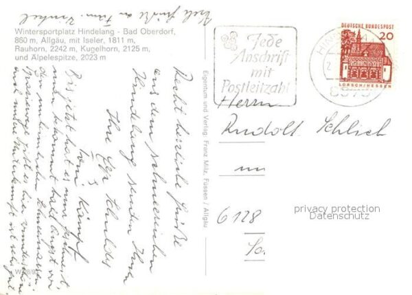 Hindelang Rauhorn Iseler Älpelespitze – Bild 2