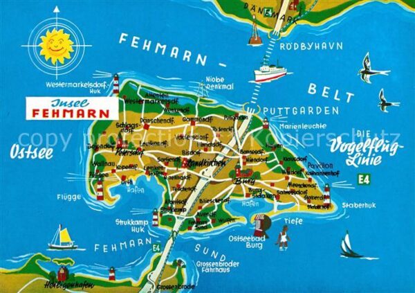 Fehmarn Landkarte