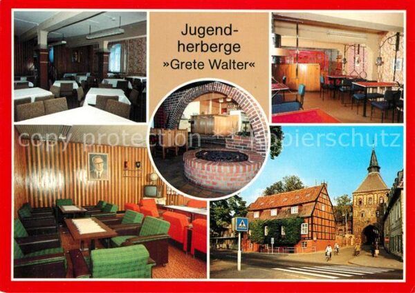 Stralsund Mecklenburg Vorpommern Jugendherberge Grete Walter Speiseraum