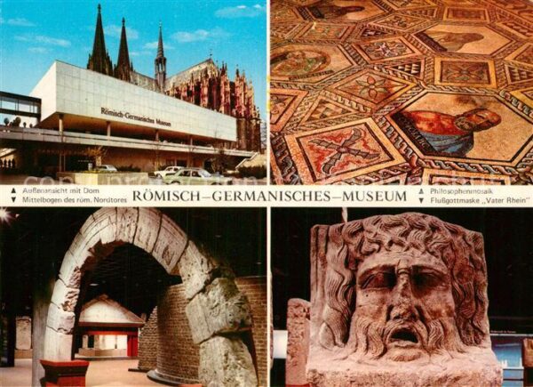 Koeln Rhein Römisch Germanisches MuseumMittelbogen