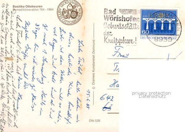 Ottobeuren Basilika Chorgestühl Orgel Bibliothek I – Bild 2