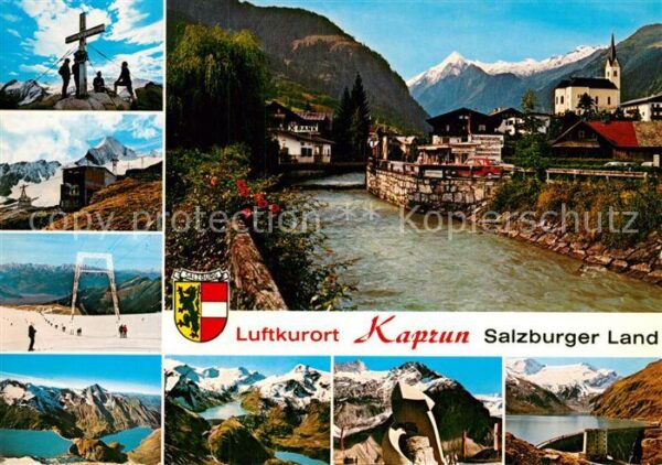 Kaprun Gipfelkreuz Seilbahn Staumauer Kirche