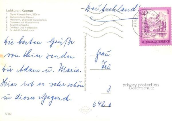 Kaprun Gipfelkreuz Seilbahn Staumauer Kirche – Bild 2