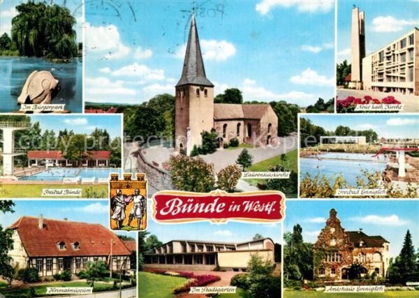 Buende Westfalen Neue Katholische Kirche Freibad Heimatm