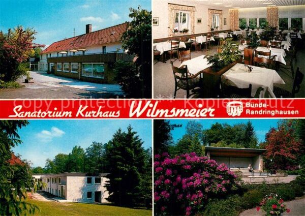 Randringhausen Bad Sanatorium Kurhaus Wilsmeier Speisesaal