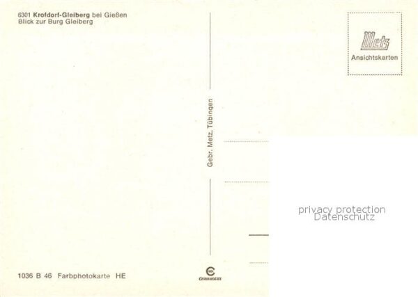 Krofdorf-Gleiberg Blick zur Burg – Bild 2