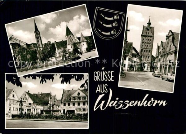 Weissenhorn Platz Stadttor Brunnen