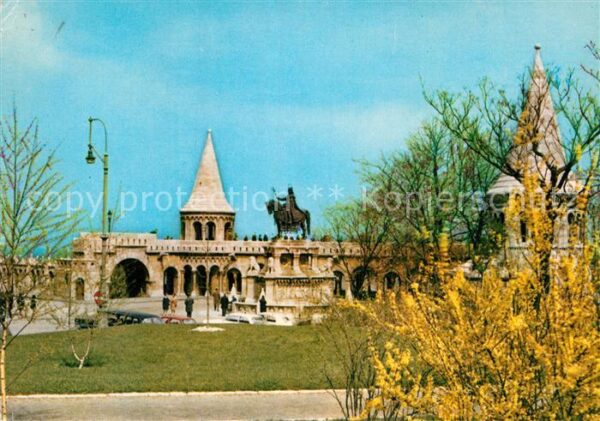 Budapest Fischerbastei Sankt Stefans Denkmal
