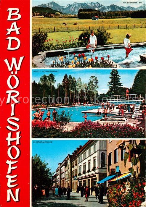 Bad Woerishofen Wassertreten Kurpromenade Schwimmbad