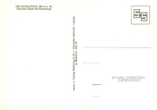 Zavelstein Teilansicht Burgruine – Bild 2