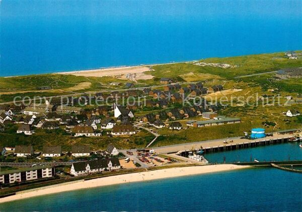 Hoernum Sylt Fliegeraufnahme von Südosten