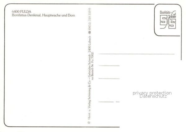 Fulda Bonifatius Denkmal Hauptwache Dom – Bild 2
