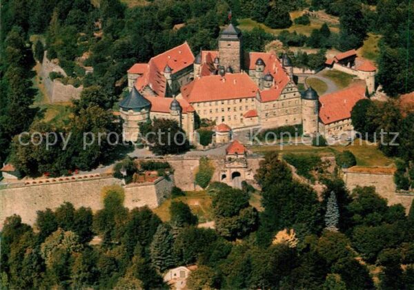Kronach Oberfranken Fliegeraufnahme Veste Rosenberg