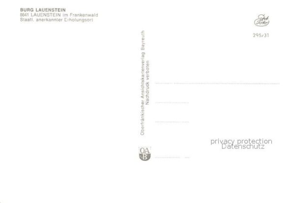 Lauenstein Oberfranken Burg – Bild 2