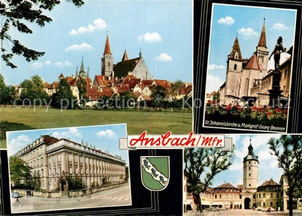 Ansbach Mittelfranken Sankt Johanniskirche Markgraf Georg Bru