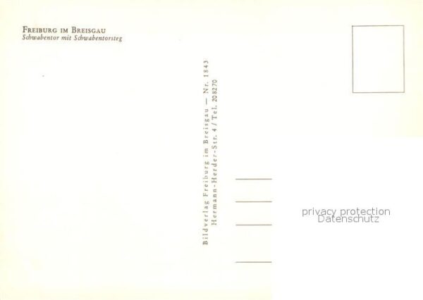 Freiburg Breisgau Schwabentor Schwabentorsteg – Bild 2