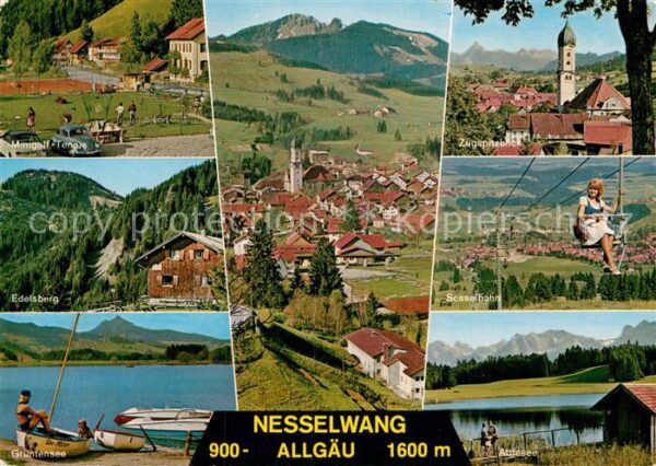 Nesselwang Panorama Sesselbahn Edelsberg Zugspitzb