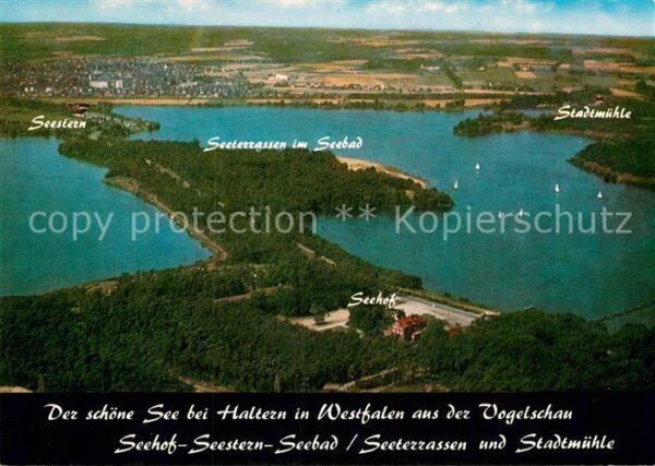 Haltern See Fliegeraufnahme