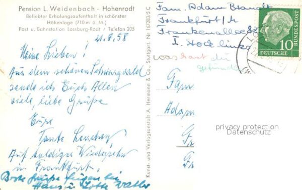 Hohenrodt Pension Weidenbach – Bild 2