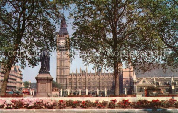 London Houses of Parliament River Thames
